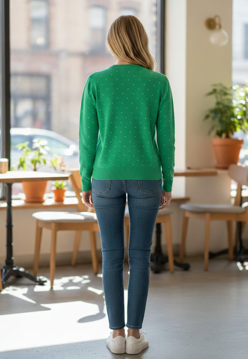 Pull US POLO – vert – taille L