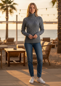 Pull L.L.Bean – gris – taille M