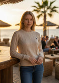 Pull US POLO – blanc – taille M