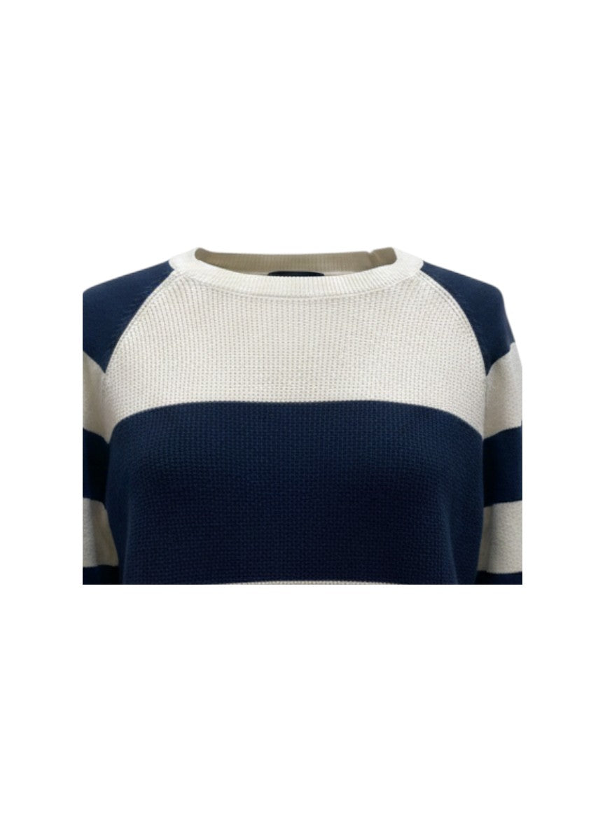 Pull CHAPS – bleu/blanc – taille XL