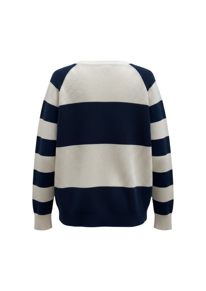 Pull CHAPS – bleu/blanc – taille XL