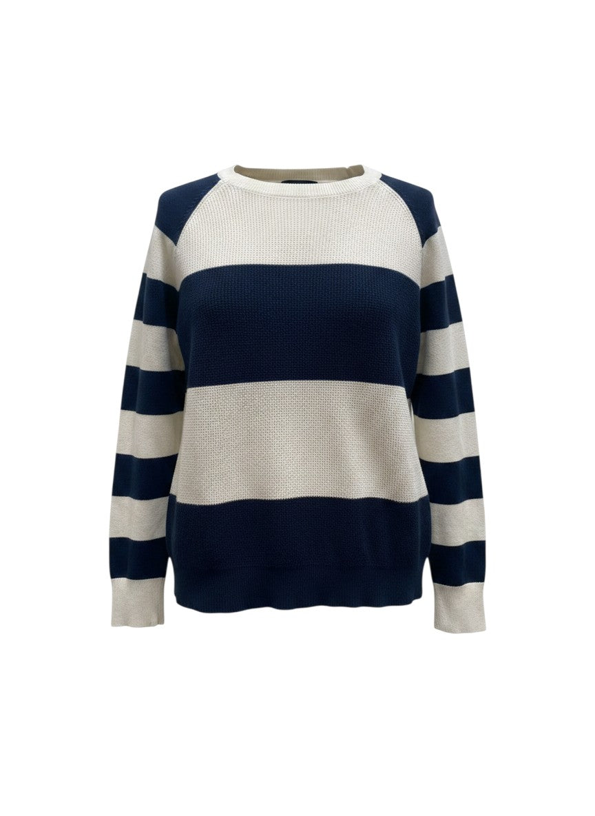 Pull CHAPS – bleu/blanc – taille XL