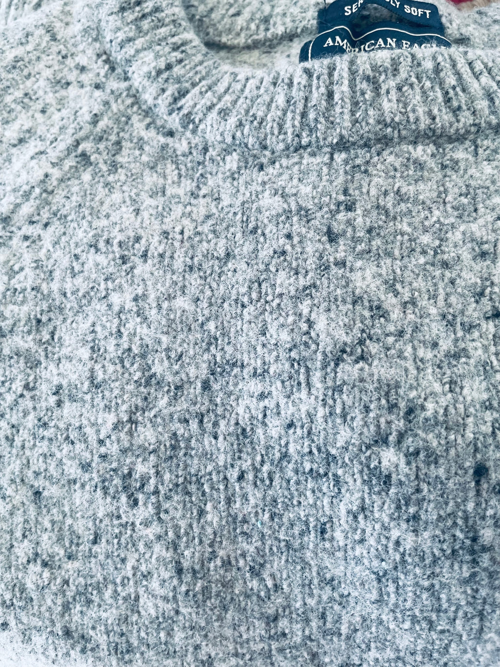 Pull American eagle – gris clair – taille L