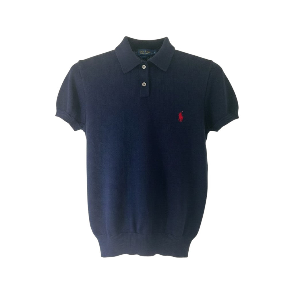 Polo manches courtes Ralph Lauren  – marine – Taille L